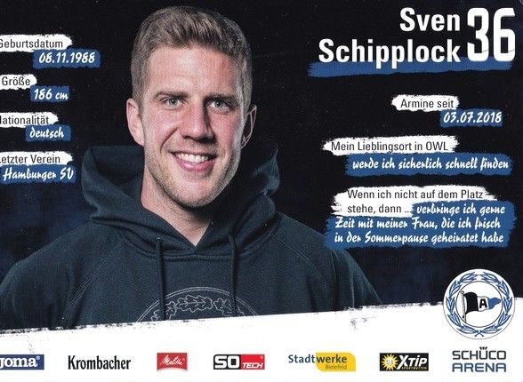 Autogramm Fussball | DSC Arminia Bielefeld | 2018 | Sven SCHIPPLOCK