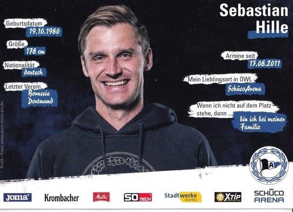 Autogramm Fussball | DSC Arminia Bielefeld | 2018 | Sebastian HILLE