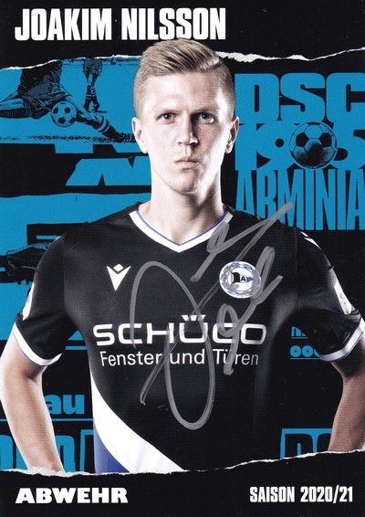 Autogramm Fussball | DSC Arminia Bielefeld | 2020 | Joakim NILSSON