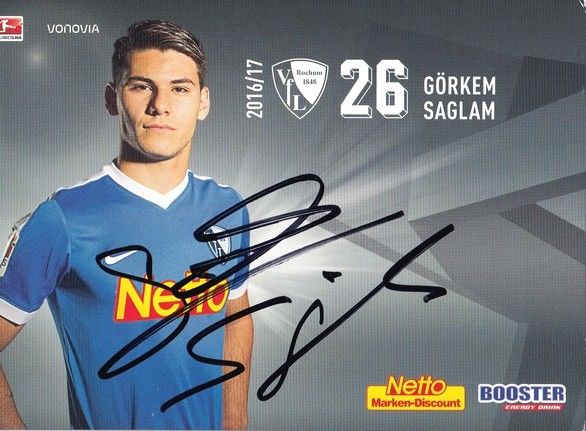 Autogramm Fussball | VfL Bochum | 2016 | Görkem SAGLAM