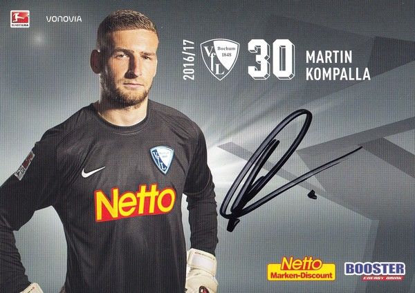 Autogramm Fussball | VfL Bochum | 2016 | Martin KOMPALLA