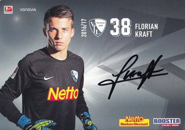 Autogramm Fussball | VfL Bochum | 2016 | Florian KRAFT