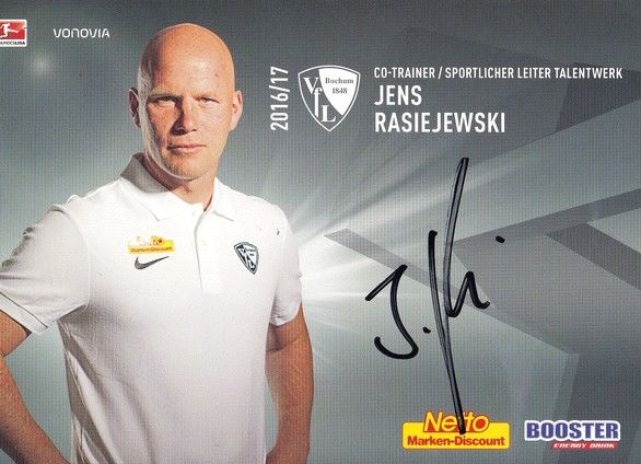 Autogramm Fussball | VfL Bochum | 2016 | Jens RASIEJEWSKI
