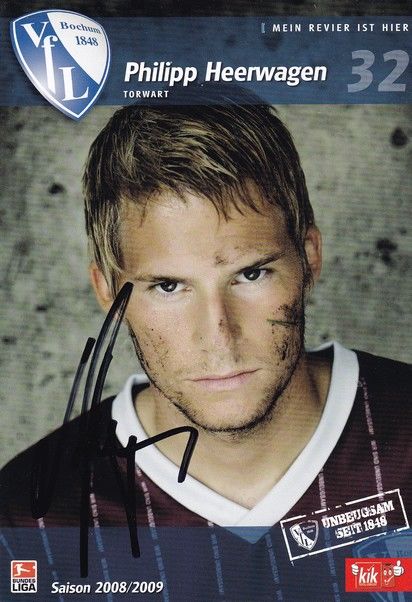 Autogramm Fussball | VfL Bochum | 2008 | Philipp HEERWAGEN