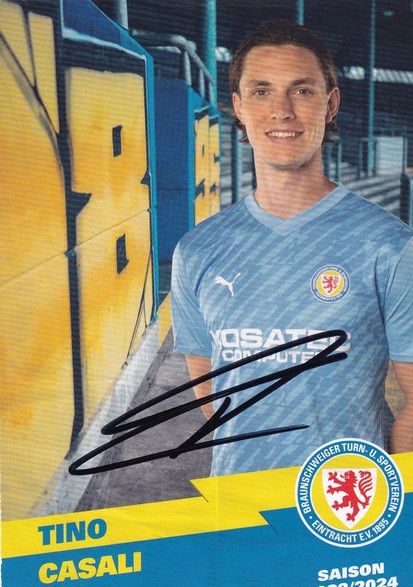 Autogramm Fussball | Eintracht Braunschweig | 2023 | Tino CASALI