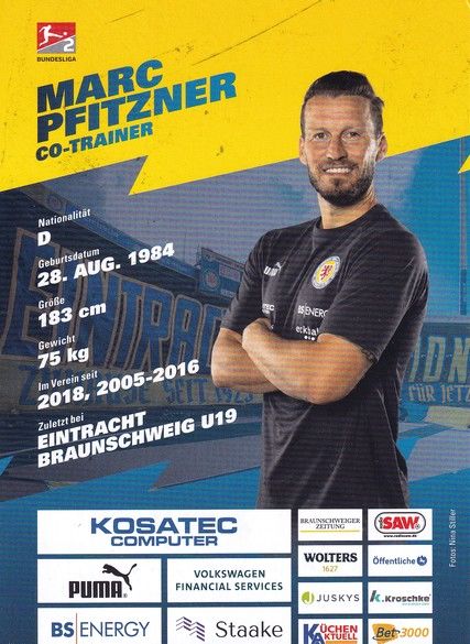 Autogramm Fussball | Eintracht Braunschweig | 2022 | Marc PFITZNER