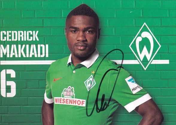 Autogramm Fussball | SV Werder Bremen | 2014 | Cedrick MAKIADI