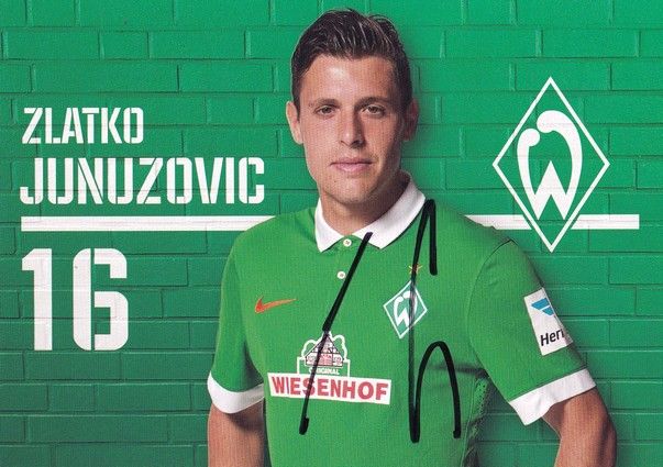 Autogramm Fussball | SV Werder Bremen | 2014 | Zlatko JUNUZOVIC