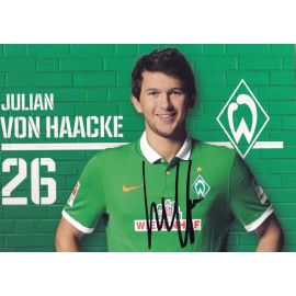 Autogramm Fussball | SV Werder Bremen | 2014 | Julian VON HAACKE