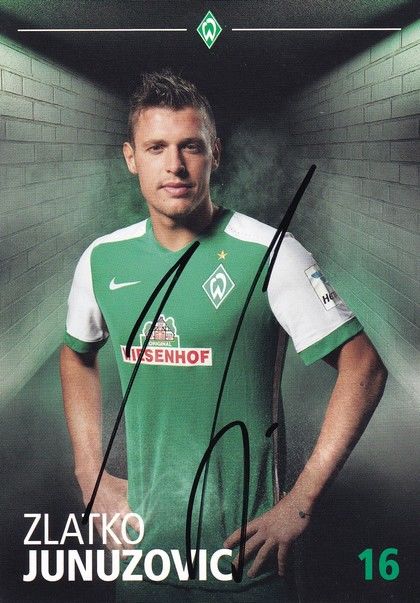 Autogramm Fussball | SV Werder Bremen | 2015 | Zlatko JUNUZOVIC