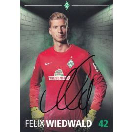 Autogramm Fussball | SV Werder Bremen | 2015 | Felix WIEDWALD