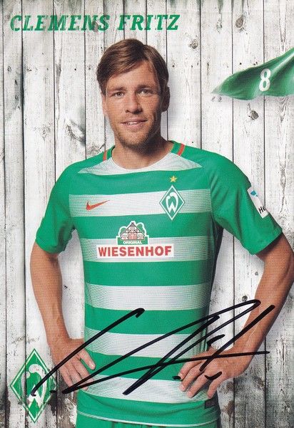 Autogramm Fussball | SV Werder Bremen | 2016 | Clemens FRITZ