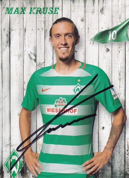 Autogramm Fussball | SV Werder Bremen | 2016 | Max KRUSE