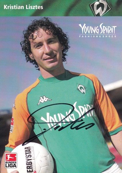 Autogramm Fussball | SV Werder Bremen | 2003 | Kristian LISZTES