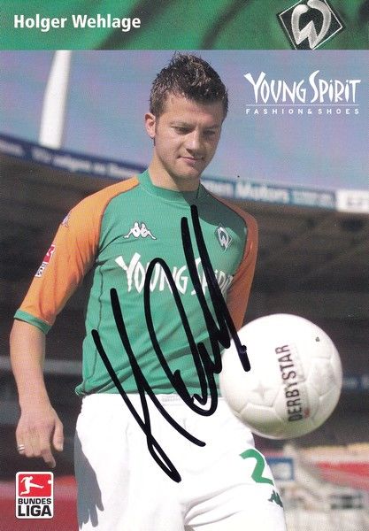 Autogramm Fussball | SV Werder Bremen | 2003 | Holger WEHLAGE