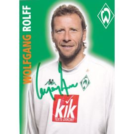 Autogramm Fussball | SV Werder Bremen | 2005 | Wolfgang ROLFF