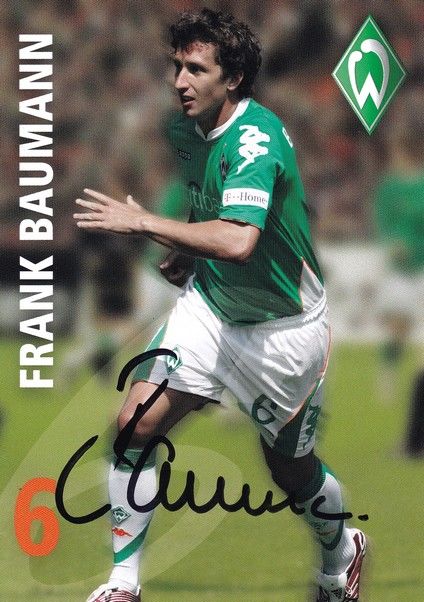 Autogramm Fussball | SV Werder Bremen | 2007 | Frank BAUMANN