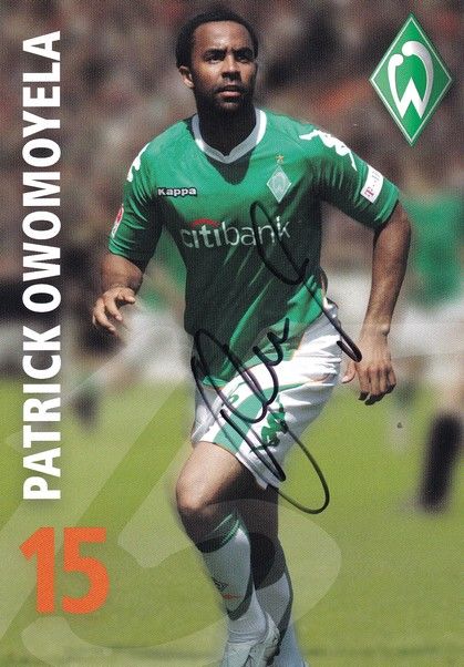 Autogramm Fussball | SV Werder Bremen | 2007 | Patrick OWOMOYELA