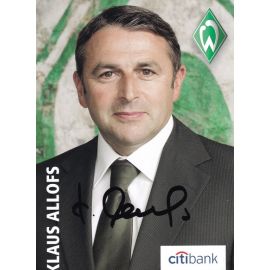 Autogramm Fussball | SV Werder Bremen | 2007 | Klaus ALLOFS