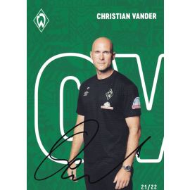 Autogramm Fussball | SV Werder Bremen | 2021 | Christian VANDER