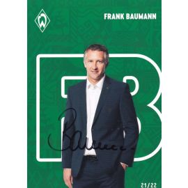 Autogramm Fussball | SV Werder Bremen | 2021 | Frank BAUMANN