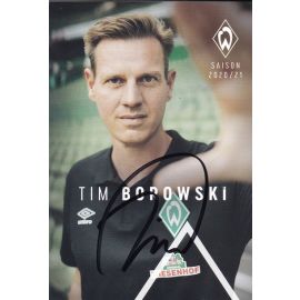 Autogramm Fussball | SV Werder Bremen | 2020 | Tim BOROWSKI