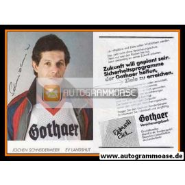 Autogramm Eishockey | EV Landshut | 1988 | Jochen SCHNEIDERMEIER