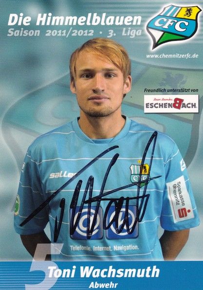 Autogramm Fussball | Chemnitzer FC | 2011 | Toni WACHSMUTH