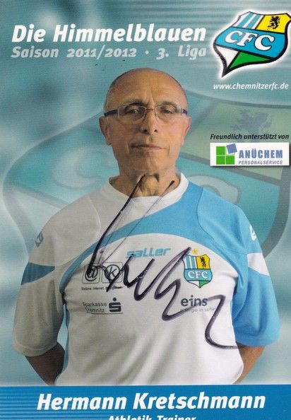 Autogramm Fussball | Chemnitzer FC | 2011 | Hermann KRETSCHMANN