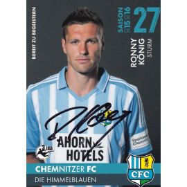 Autogramm Fussball | Chemnitzer FC | 2015 | Ronny KÖNIG