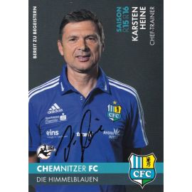 Autogramm Fussball | Chemnitzer FC | 2015 | Karsten HEINE