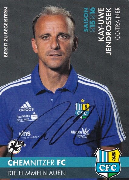Autogramm Fussball | Chemnitzer FC | 2015 | Kay-Uwe JENDROSSEK