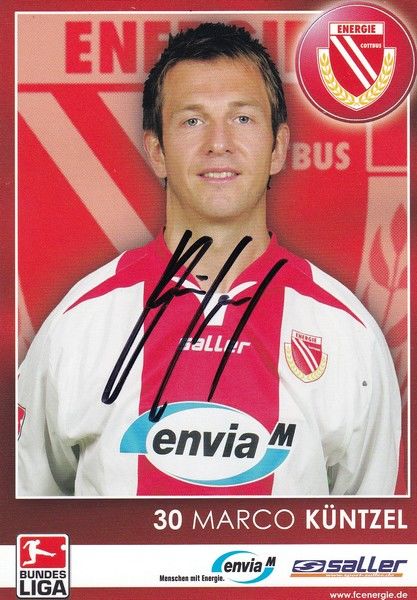 Autogramm Fussball | FC Energie Cottbus | 2006 | Marco KÜNTZEL