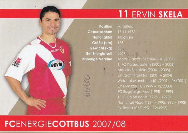 Autogramm Fussball | FC Energie Cottbus | 2007 | Ervin SKELA