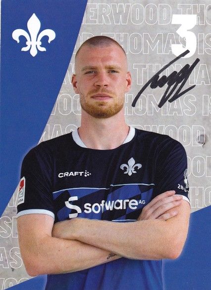 Autogramm Fussball | SV Darmstadt 98 | 2022 | Thomas ISHERWOOD