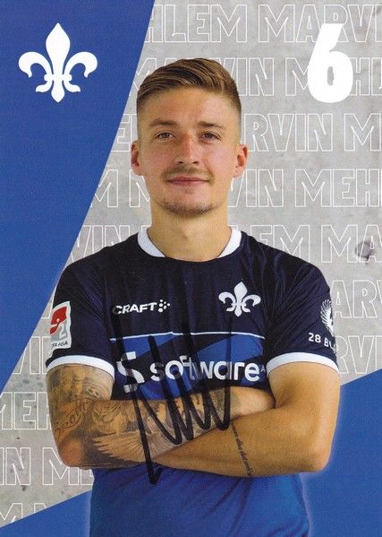 Autogramm Fussball | SV Darmstadt 98 | 2022 | Marvin MEHLEM