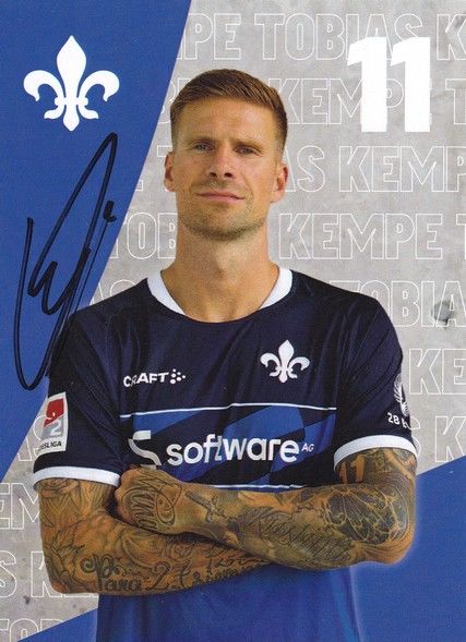 Autogramm Fussball | SV Darmstadt 98 | 2022 | Tobias KEMPE