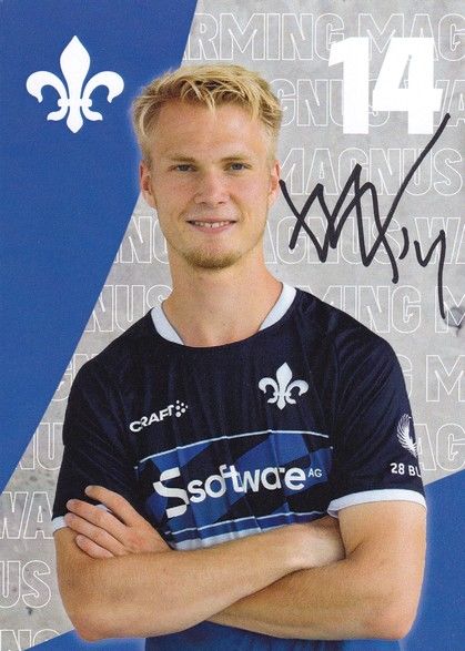 Autogramm Fussball | SV Darmstadt 98 | 2022 | Magnus WARMING
