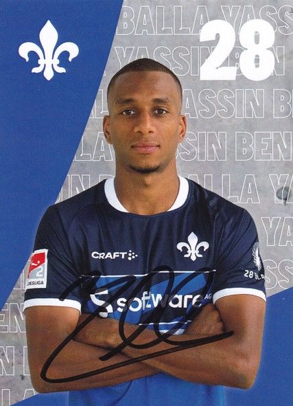 Autogramm Fussball | SV Darmstadt 98 | 2022 | Yassin BEN BELLA
