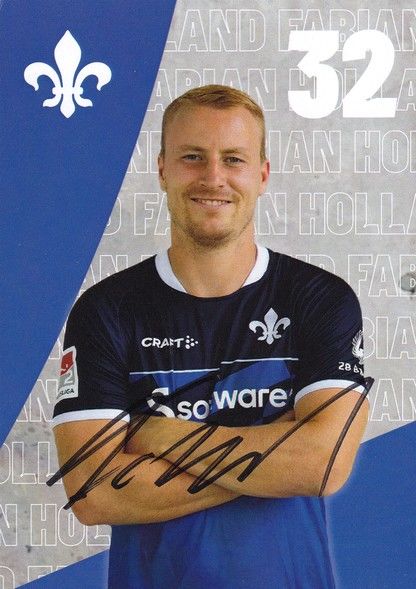 Autogramm Fussball | SV Darmstadt 98 | 2022 | Fabian HOLLAND