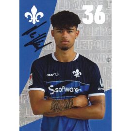 Autogramm Fussball | SV Darmstadt 98 | 2022 | Andre LEIPOLD