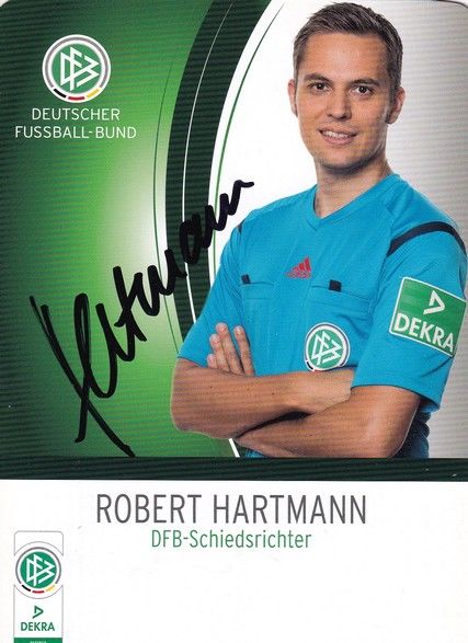 Autogramm Fussball | Schiedsrichter | 2015 Dekra | Robert HARTMANN