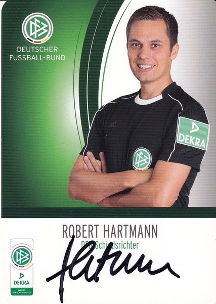 Autogramm Fussball | Schiedsrichter | 2016 Dekra | Robert HARTMANN