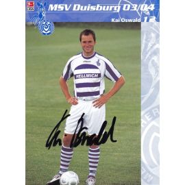 Autogramm Fussball | MSV Duisburg | 2003 | Kai OSWALD