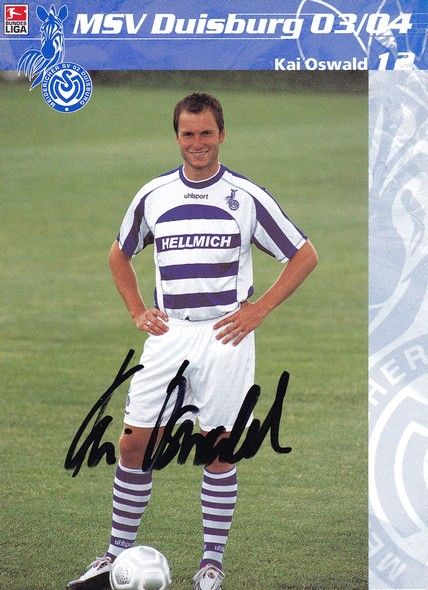 Autogramm Fussball | MSV Duisburg | 2003 | Kai OSWALD