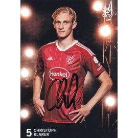Autogramm Fussball | Fortuna Düsseldorf | 2022 | Christoph KLARER