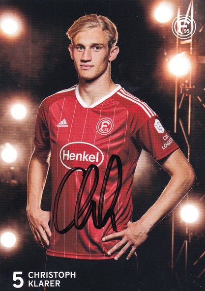 Autogramm Fussball | Fortuna Düsseldorf | 2022 | Christoph KLARER