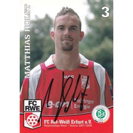 Autogramm Fussball | FC Rot-Weiss Erfurt | 2007 | Matthias HOLST