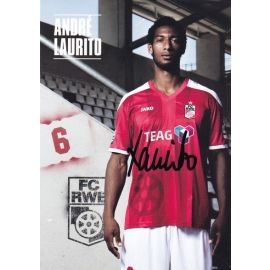 Autogramm Fussball | FC Rot-Weiss Erfurt | 2016 | Andre LAURITO