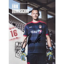 Autogramm Fussball | FC Rot-Weiss Erfurt | 2016 | Erik DOMASCHKE